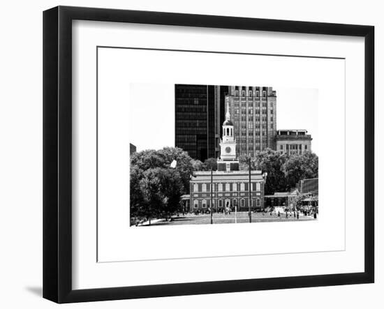 Independence Hall and Pennsylvania State House Buildings, Philadelphia, Pennsylvania, US-Philippe Hugonnard-Framed Art Print