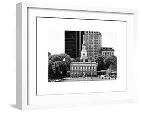 Independence Hall and Pennsylvania State House Buildings, Philadelphia, Pennsylvania, US-Philippe Hugonnard-Framed Art Print