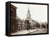 Independence Hall, Chestnut Street, South Side Between 5th and 6th Streets, 1898-James Shields-Framed Stretched Canvas