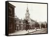 Independence Hall, Chestnut Street, South Side Between 5th and 6th Streets, 1898-James Shields-Framed Stretched Canvas