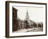 Independence Hall, Chestnut Street, South Side Between 5th and 6th Streets, 1898-James Shields-Framed Photographic Print