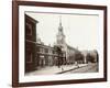 Independence Hall, Chestnut Street, South Side Between 5th and 6th Streets, 1898-James Shields-Framed Photographic Print