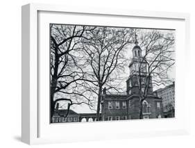 Independence Hall (horizontal)-Erin Clark-Framed Art Print