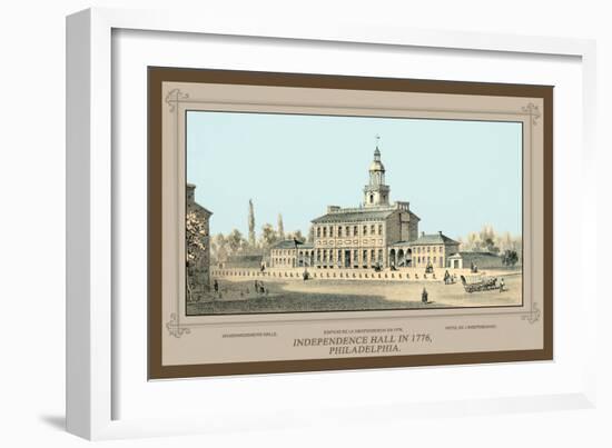 Independence Hall in 1776, Philadelphia-Thompson Westcott-Framed Art Print