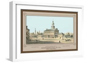 Independence Hall in 1776, Philadelphia-Thompson Westcott-Framed Art Print