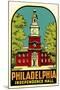 Independence Hall, Philadelphia, Decal-null-Mounted Art Print