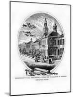 Independence Hall, Philadelphia, Pennsylvania, USA, 1872-null-Mounted Giclee Print