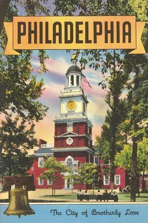 Philadelphia Carpenters' Hall United States Vintage Travel Advertisement Poster 