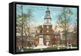 Independence Hall, Philadelphia, Pennsylvania-null-Framed Stretched Canvas