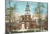 Independence Hall, Philadelphia, Pennsylvania-null-Mounted Art Print