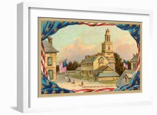 Independence Hall, Philadelphia-null-Framed Premium Giclee Print