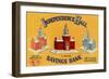 Independence Hall Savings Bank-Curt Teich & Company-Framed Art Print