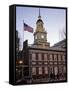 Independence Hall-Matt Rourke-Framed Stretched Canvas