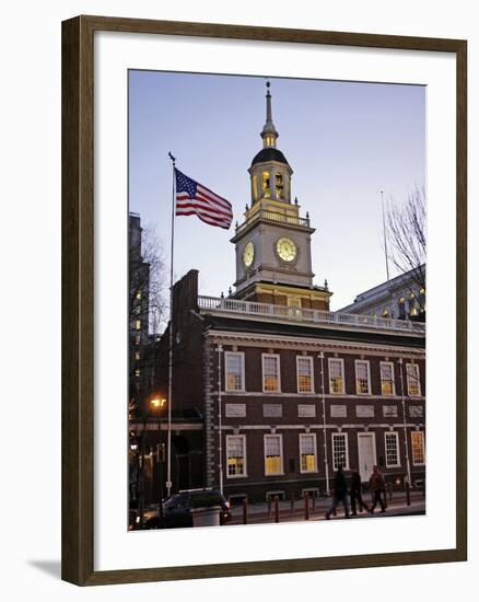 Independence Hall-Matt Rourke-Framed Photographic Print