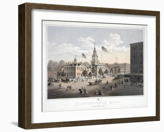 Independence Hall-null-Framed Giclee Print