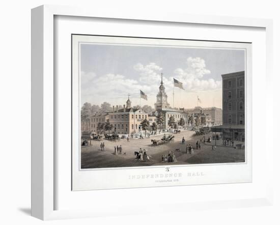 Independence Hall-null-Framed Giclee Print