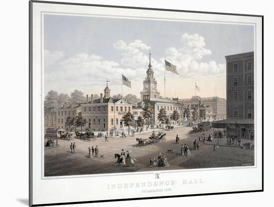 Independence Hall-null-Mounted Giclee Print