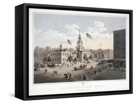 Independence Hall-null-Framed Stretched Canvas