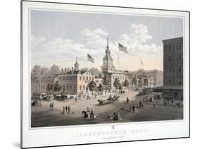 Independence Hall-null-Mounted Giclee Print