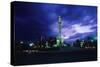 Independence Monument in Mexico City-Randy Faris-Stretched Canvas