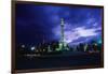 Independence Monument in Mexico City-Randy Faris-Framed Photographic Print