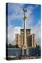 Independence Monument on the Maidan Nezalezhnosti in the Center of Kiev (Kyiv), Ukraine, Europe-Michael Runkel-Stretched Canvas