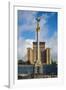 Independence Monument on the Maidan Nezalezhnosti in the Center of Kiev (Kyiv), Ukraine, Europe-Michael Runkel-Framed Photographic Print