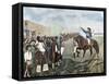 Independence of Argentina. Manuel Belgrano (1770-1820)-Prisma Archivo-Framed Stretched Canvas