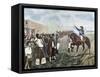 Independence of Argentina. Manuel Belgrano (1770-1820)-Prisma Archivo-Framed Stretched Canvas