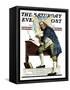 "Independence" or "Ben Franklin" Saturday Evening Post Cover, May 29,1926-Norman Rockwell-Framed Stretched Canvas