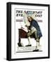 "Independence" or "Ben Franklin" Saturday Evening Post Cover, May 29,1926-Norman Rockwell-Framed Giclee Print