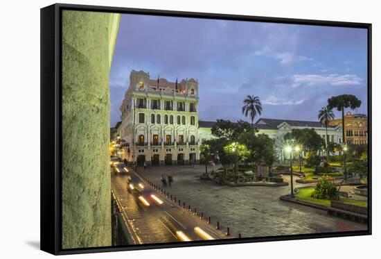 Independence Square at Sunset-Gabrielle and Michael Therin-Weise-Framed Stretched Canvas