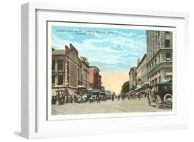 Independence Square, Charlotte, North Carolina-null-Framed Art Print