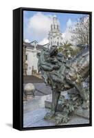 Independence Square, Memorial to the Heroes of the Independence, Quito-Gabrielle and Michael Therin-Weise-Framed Stretched Canvas