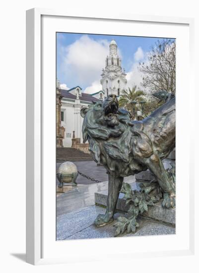 Independence Square, Memorial to the Heroes of the Independence, Quito-Gabrielle and Michael Therin-Weise-Framed Photographic Print