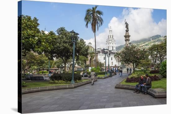 Independence Square, Metropolitan Cathedral, Memorial to the Heroes of the Independence-Gabrielle and Michael Therin-Weise-Stretched Canvas