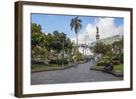 Independence Square, Metropolitan Cathedral, Memorial to the Heroes of the Independence-Gabrielle and Michael Therin-Weise-Framed Photographic Print