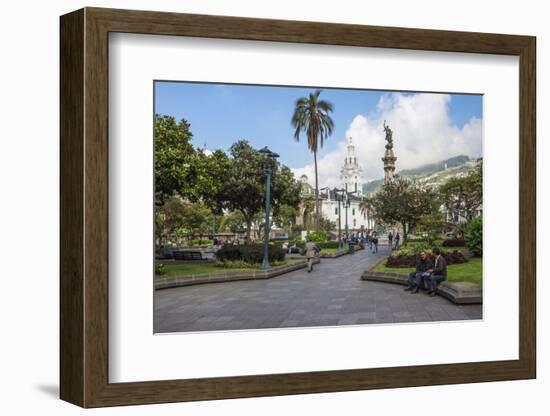 Independence Square, Metropolitan Cathedral, Memorial to the Heroes of the Independence-Gabrielle and Michael Therin-Weise-Framed Photographic Print