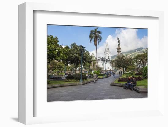 Independence Square, Metropolitan Cathedral, Memorial to the Heroes of the Independence-Gabrielle and Michael Therin-Weise-Framed Photographic Print