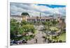 Independence Square, the principal and central public square of Quito, Ecuador, South America-Alexandre Rotenberg-Framed Photographic Print