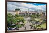 Independence Square, the principal and central public square of Quito, Ecuador, South America-Alexandre Rotenberg-Framed Photographic Print