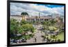 Independence Square, the principal and central public square of Quito, Ecuador, South America-Alexandre Rotenberg-Framed Photographic Print