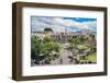 Independence Square, the principal and central public square of Quito, Ecuador, South America-Alexandre Rotenberg-Framed Photographic Print