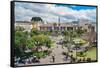 Independence Square, the principal and central public square of Quito, Ecuador, South America-Alexandre Rotenberg-Framed Stretched Canvas