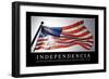 Independencia. Cita Inspiradora Y Póster Motivacional-null-Framed Photographic Print