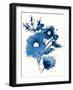 Independent Blooms Blue III-Shirley Novak-Framed Art Print