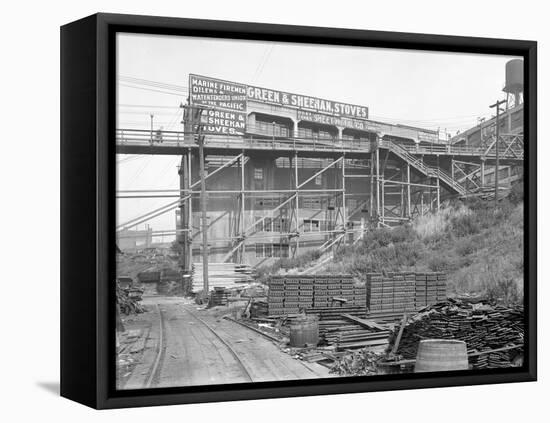 Independent Sheet Metal Co., Seattle, 1917-Ashael Curtis-Framed Stretched Canvas