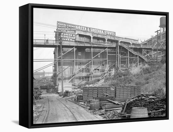 Independent Sheet Metal Co., Seattle, 1917-Ashael Curtis-Framed Stretched Canvas