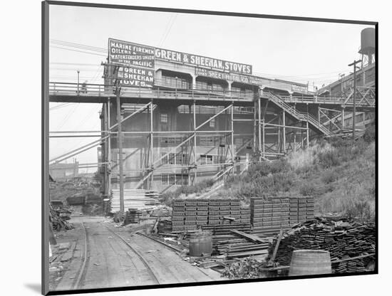 Independent Sheet Metal Co., Seattle, 1917-Ashael Curtis-Mounted Giclee Print