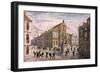 Independentists Pulling Down Statue of King George III in New York, July 9, 1776-Franz Xaver Habermann-Framed Giclee Print